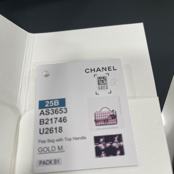 Chanel Black Tweed Wool Flap Bad with Handle - Picture 6 of 7